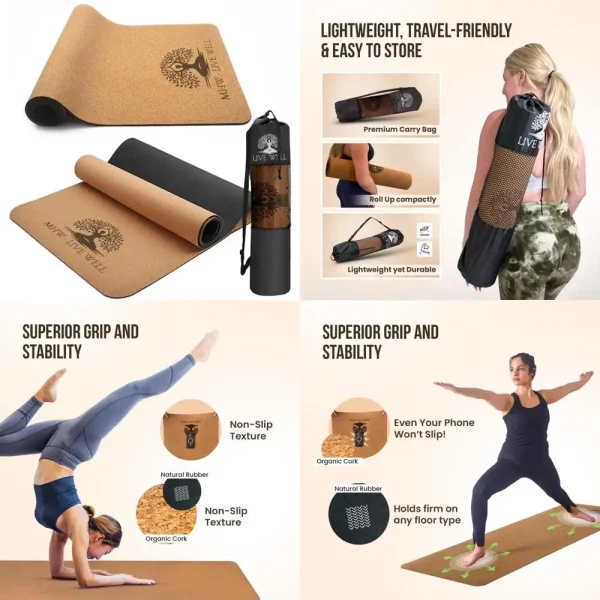 Eco-Friendly Cork Yoga Mat