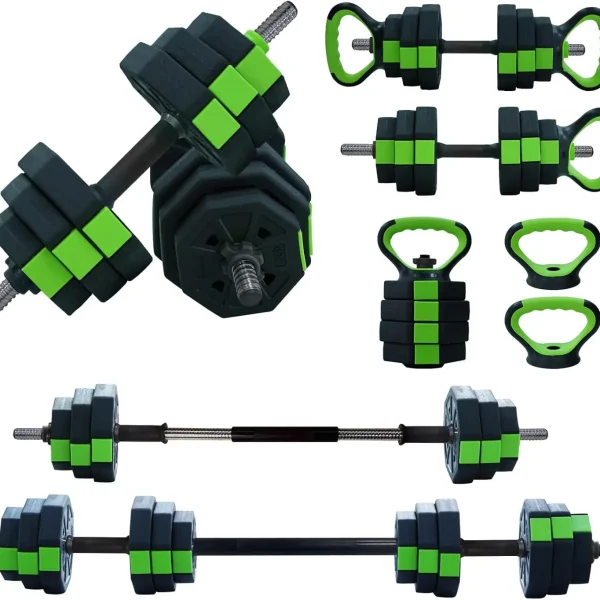 4 in 1 Adjustable Dumbbell Set